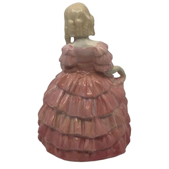 Royal‎ Doulton Rose Little Girl Pink Dress HN1368 Porcelain Figurine England - Picture 3 of 6